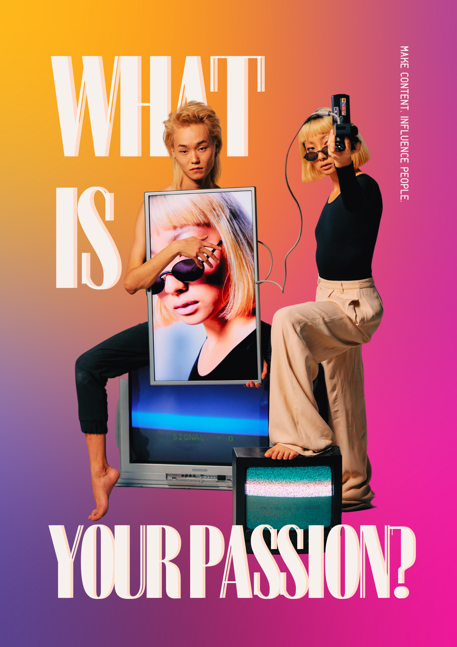 es sind zwei Frauen zu sehen überschrieben ist das Bild mit What is your Passion ?